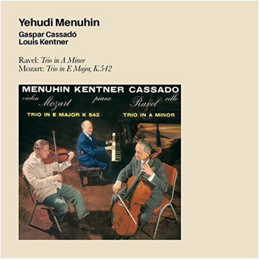 MENUHIN, YEHUDI - RAVEL - TRIO IN A MINOR : 3 BONUS TRACKS - CD