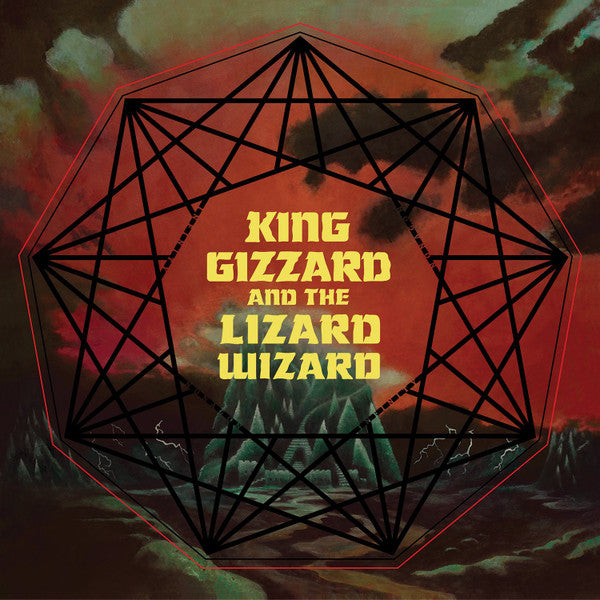 KING GIZZARD & THE LIZARD WIZARD - NONAGON INFINITY : NEON RED/YELLOW/BLACK - LP