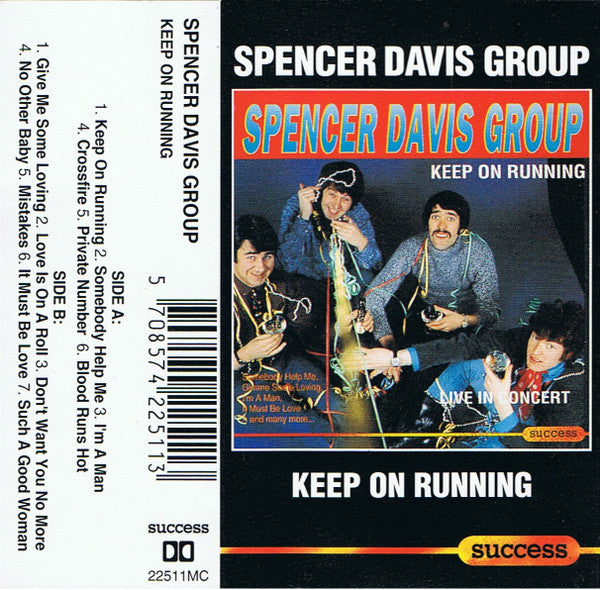 SPENCER DAVIS GROUP - KEEP ON RUNNING (CASSETTE) - CS