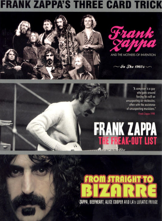 ZAPPA, FRANK - THREE CARD TRICK : 3DVD SET - DVD