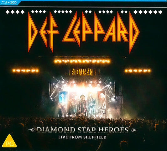 DEF LEPPARD - DIAMOND STAR HEROES : 2CD + BLU-RAY - CD