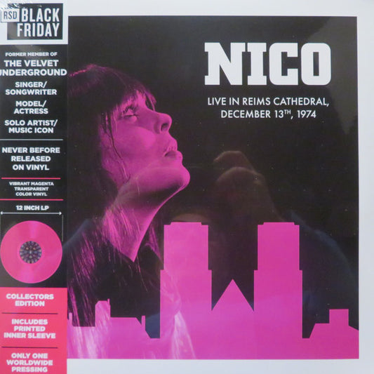 NICO - LIVE IN REIMS CATHEDRAL: MAGENTA VINYL - LP