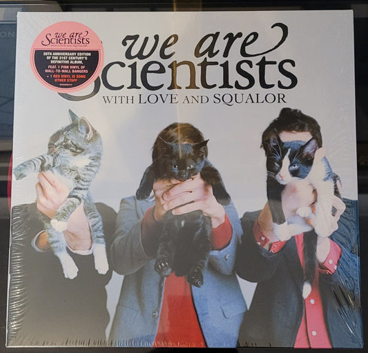 WE ARE SCIENTISTS - WITH LOVE & SQUALOR : PINK & RED 2LP SET - LP