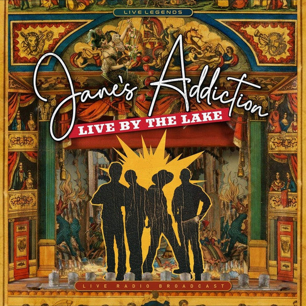 JANE'S ADDICTION - LIVE BY THE LAKE : TRANSPARENT RED - LP