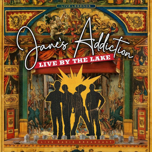 JANE'S ADDICTION - LIVE BY THE LAKE : TRANSPARENT RED - LP