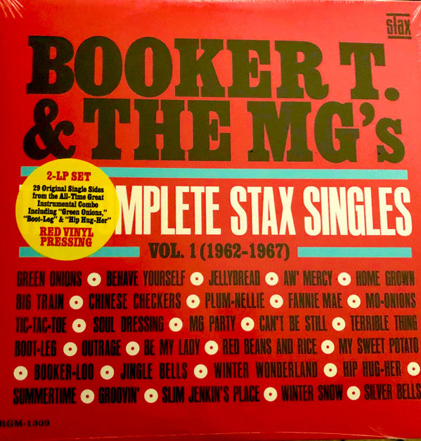BOOKER T. & THE MGS - COMPLETE STAX SINGLES VOL. 1: RED 2LP - LP