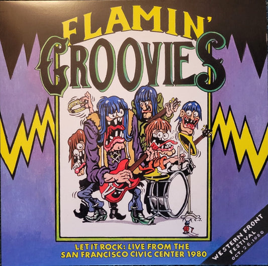 FLAMIN' GROOVIES - LET IT ROCK: LIVE FROM...: COLOURED - LP