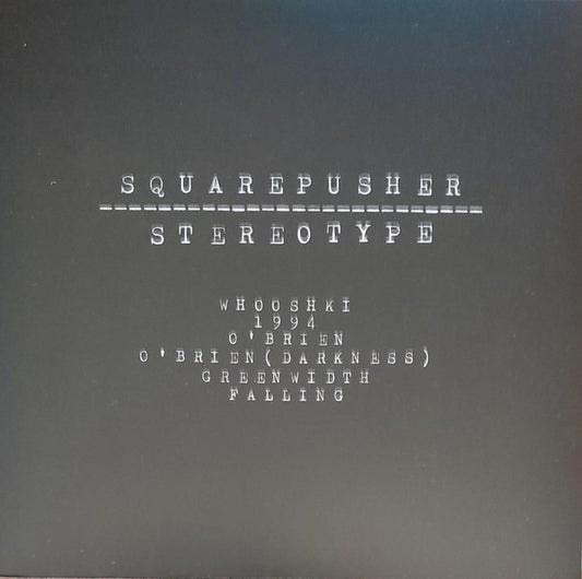 SQUAREPUSHER - STEREOTYPE : 2LP SET (2025 REMASTER) - LP