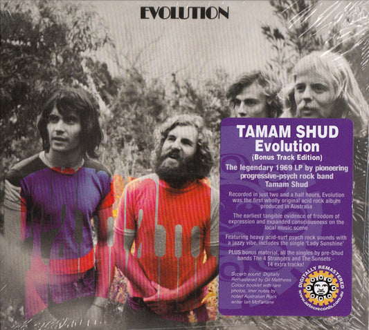 TAMAM SHUD - EVOLUTION : EXPANDED EDITION (2017) - CD