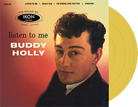 HOLLY, BUDDY - LISTEN TO ME : MUSTARD COLOURED - LP