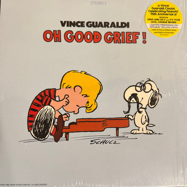 GUARALDI, VINCE - OH GOOD GRIEF! : YELLOW VINYL - LP