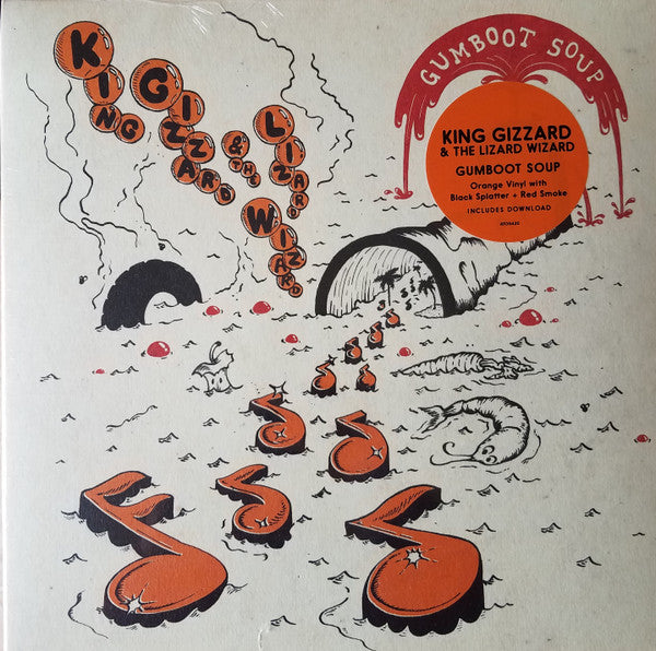 KING GIZZARD & THE LIZARD WIZARD - GUMBOOT SOUP : ORANGE VINYL + DOWNLOAD - LP