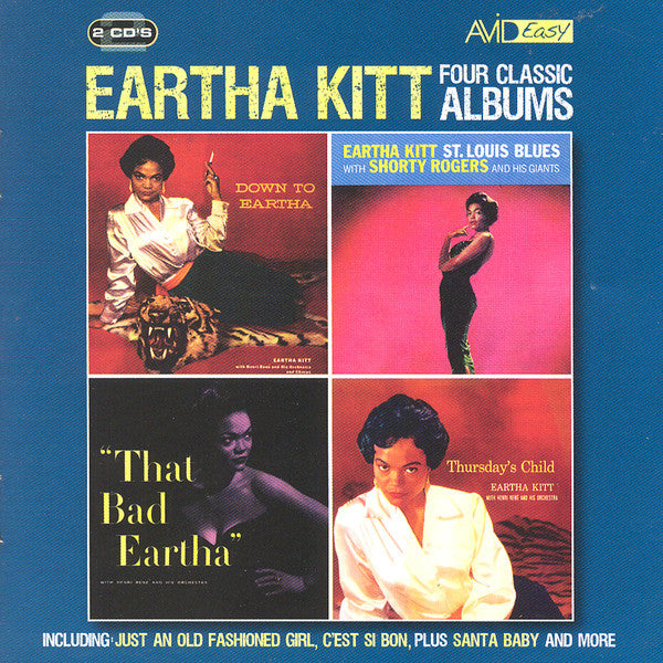 KITT, EARTHA - 4 CLASSIC ALBUMS : 2CD SET - CD