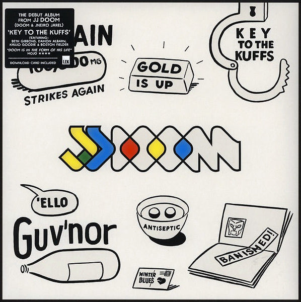 JJ DOOM - KEY TO THE KUFFS : 2LP SET - LP