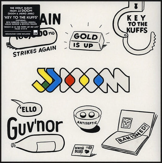 JJ DOOM - KEY TO THE KUFFS : 2LP SET - LP