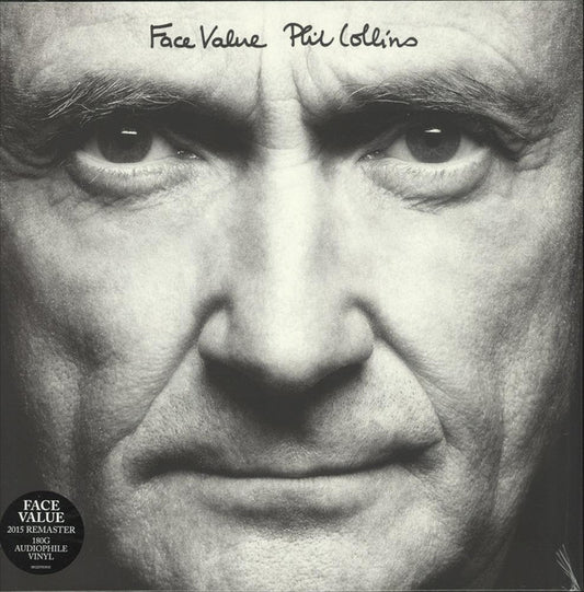 COLLINS, PHIL - FACE VALUE : REMASTERED (180-GRAM) - LP