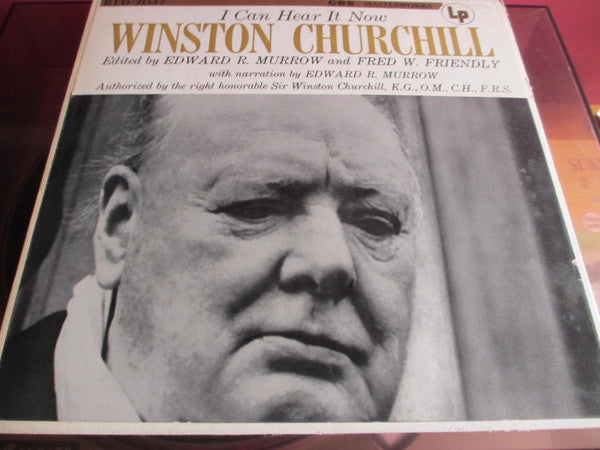 CHURCHILL, WINSTON - I CAN HEAR IT NOW (SOUTH AFRICAN PRESS) - LP