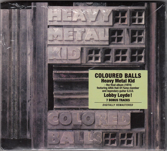 LOYDE, LOBBY & COLOURED BALLS - HEAVY METAL KID + 7 : REMASTERED - CD