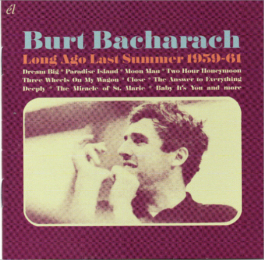 BACHARACH, BURT / VARIOUS - LONG AGO LAST SUMMER : 1959-1961 - CD