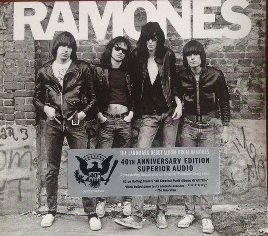 RAMONES - RAMONES : 2016 40TH ANNIV. REMASTER - CD