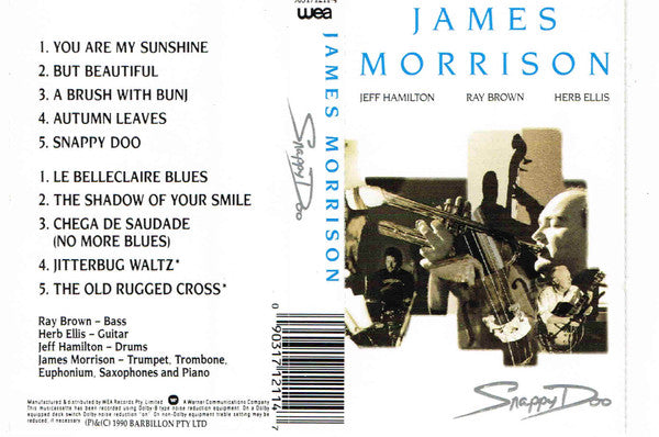 MORRISON, JAMES - SNAPPY DOO (CASSETTE) - CS