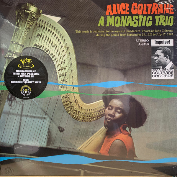 COLTRANE, ALICE - MONASTIC TRIO : 180-GRAM AUDIOPHILE - LP