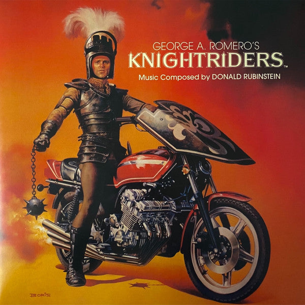 KNIGHTRIDERS (1981) - SOUNDTRACK : RED BLACK ORANGE & YELLOW - LP