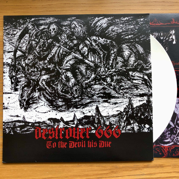 DESTROYER 666 - TO THE DEVIL HIS DUE: WHIT EVINYL - LP