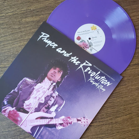 PRINCE & THE REVOLUTION - PURPLE RAIN / GOD : 12" PURPLE VINYL - 12