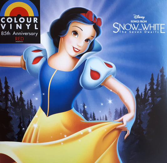 SNOW WHITE & THE SEVEN DWARFS - SOUNDTRACK : TRANSPARENT RED VINYL - LP