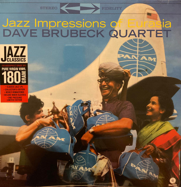 BRUBECK, DAVE QUARTET - JAZZ IMPRESSIONS OF EURASIA + 1 : 180G - LP
