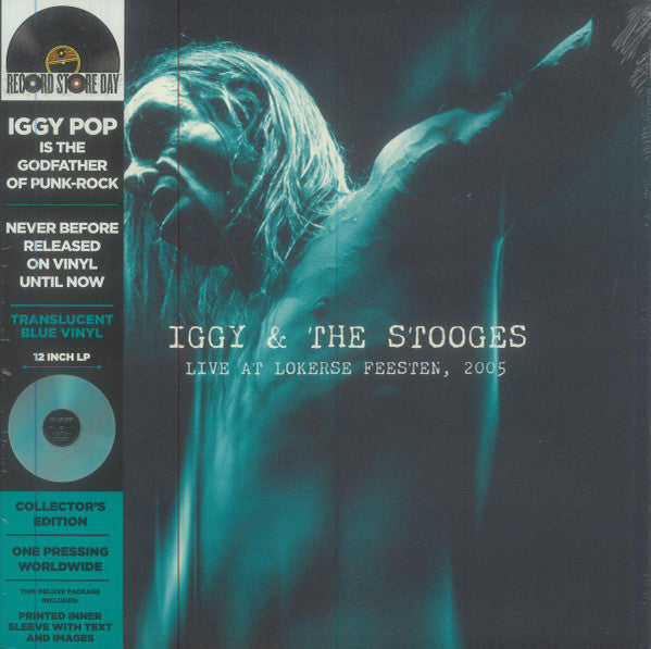 IGGY & THE STOOGES - LIVE AT LOKERSE FEESTEN 2005: TURQUOISE - LP
