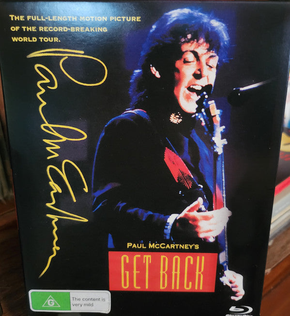 MCCARTNEY, PAUL - GET BACK : WORLD TOUR MOVIE - BR