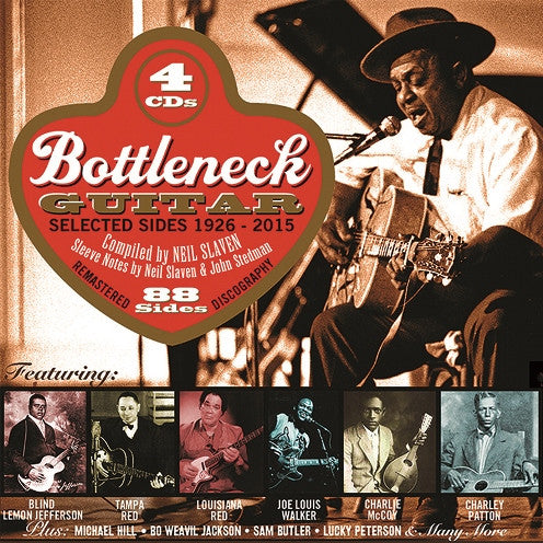 VARIOUS - BOTTLENECK GUITAR (4CD) - CD