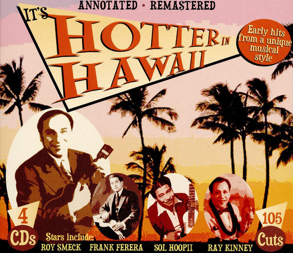 VARIOUS - IT'S HOTTER IN HAWAII: 4CD SET - CD