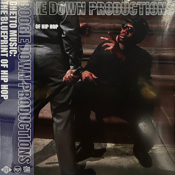 BOOGIE DOWN PRODUCTIONS - GHETTO MUSIC: 2LP BLUE INK-IN-CLEAR - LP