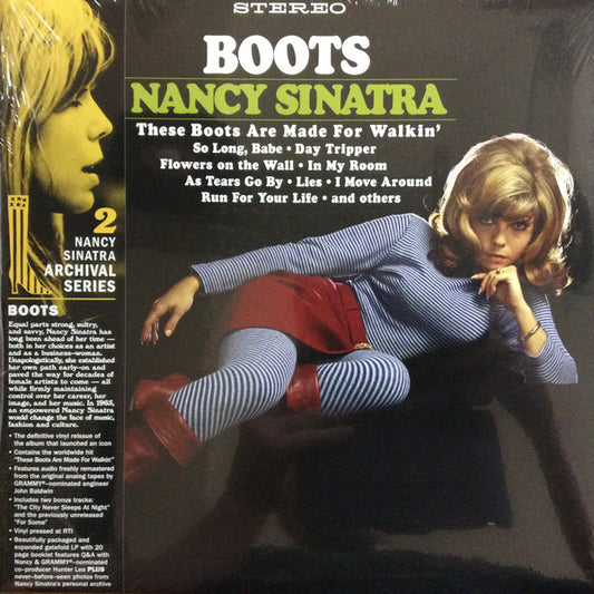 SINATRA, NANCY - BOOTS + 2 : BLUE SWIRL VINYL - LP