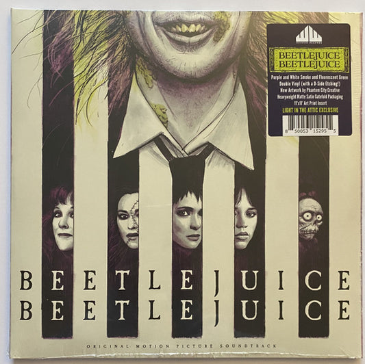 BEETLEJUICE BEETLEJUICE - SOUNDTRACK : SONGS (PURPLE & GREEN 2LP) - LP