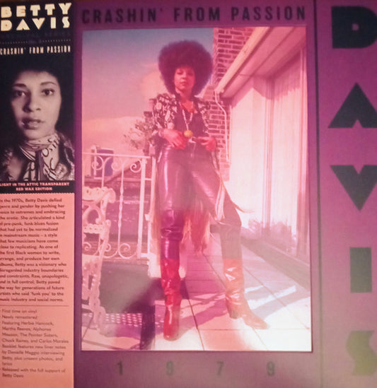 DAVIS, BETTY - CRASHIN' FROM PASSION: RED - LP