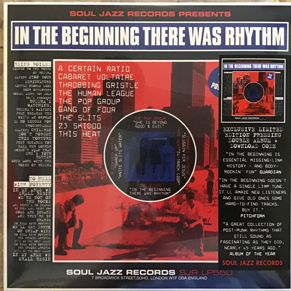 VARIOUS / SOUL JAZZ RECORDS PRESENTS - IN THE BEGINNING THERE WAS RHYTHM (2LP) - LP