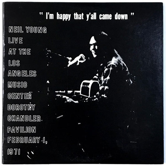 YOUNG, NEIL - DOROTHY CHANDLER PAVILION 1971 - LP