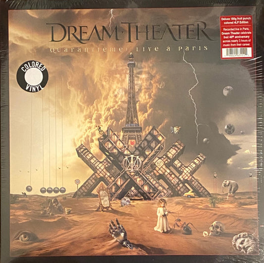 DREAM THEATER - QUARANTIEME : LIVE A PARIS (PUNCH 4LP) - LP