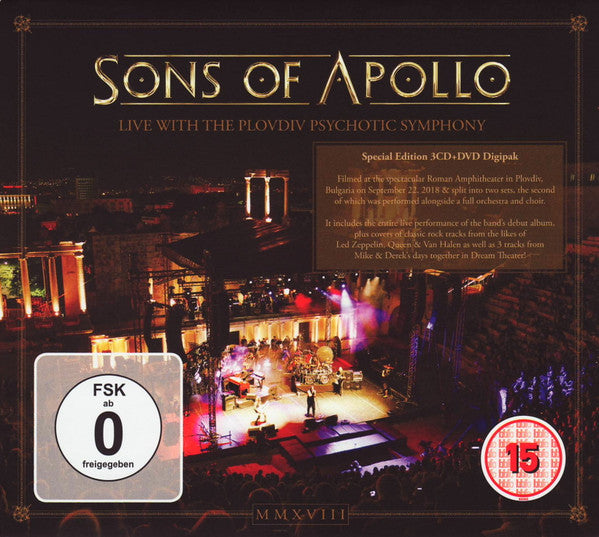 SONS OF APOLLO - LIVE WITH THE PLOVDIV.. (3CD+DVD) - CD