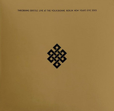 THROBBING GRISTLE - LIVE AT THE VOLKSBUHNE BERLIN : 2LP SET - LP