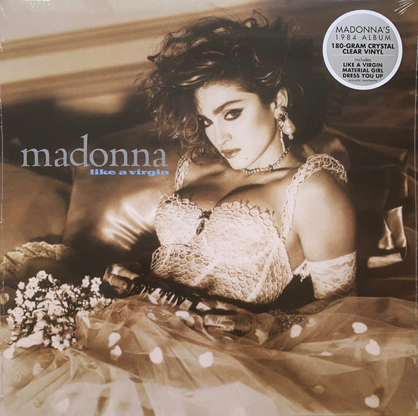 MADONNA - LIKE A VIRGIN : CLEAR VINYL (2019) - LP