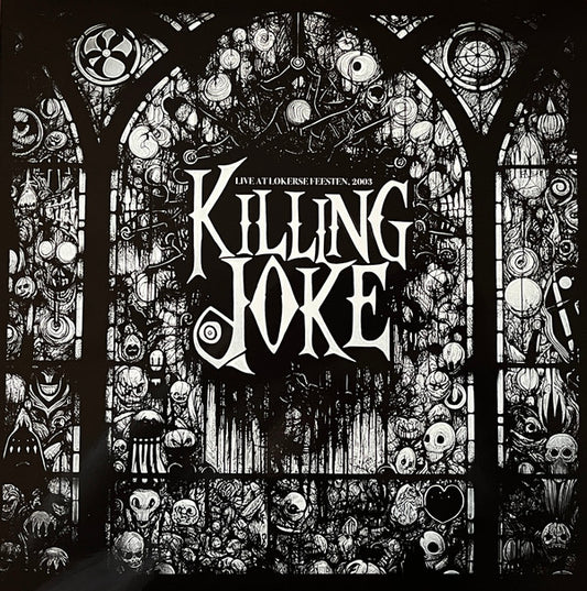 KILLING JOKE - LIVE AT LOKERSE FEESTEN: BLACK/WHITE - LP