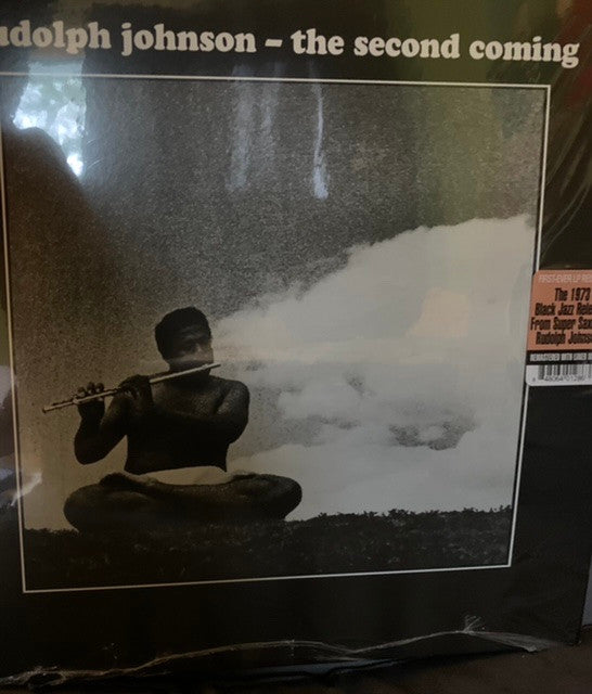 JOHNSON, RUDOLPH - SECOND COMING : BLUE WITH BLACK SWIRL - LP