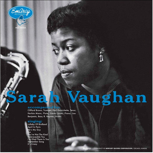 VAUGHAN, SARAH - WITH CLIFFORD BROWN : VERVE ACOUSTIC SOU - LP