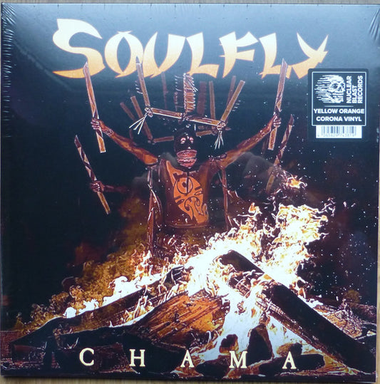 SOULFLY - CHAMA : YELLOW & ORANGE CORONA VINYL - LP