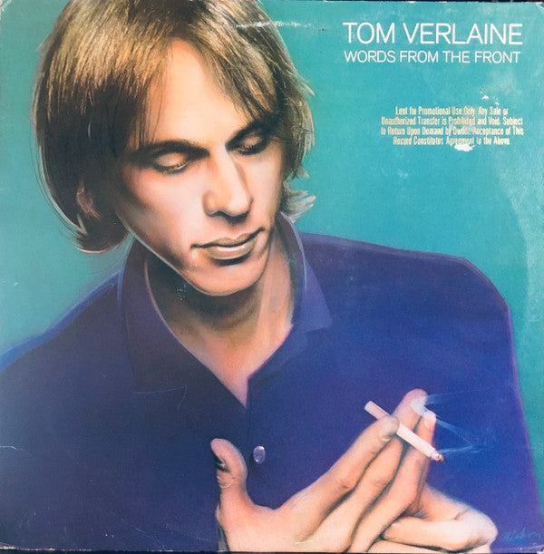 VERLAINE, TOM - WORDS FROM THE FRONT (US PRESS) - LP